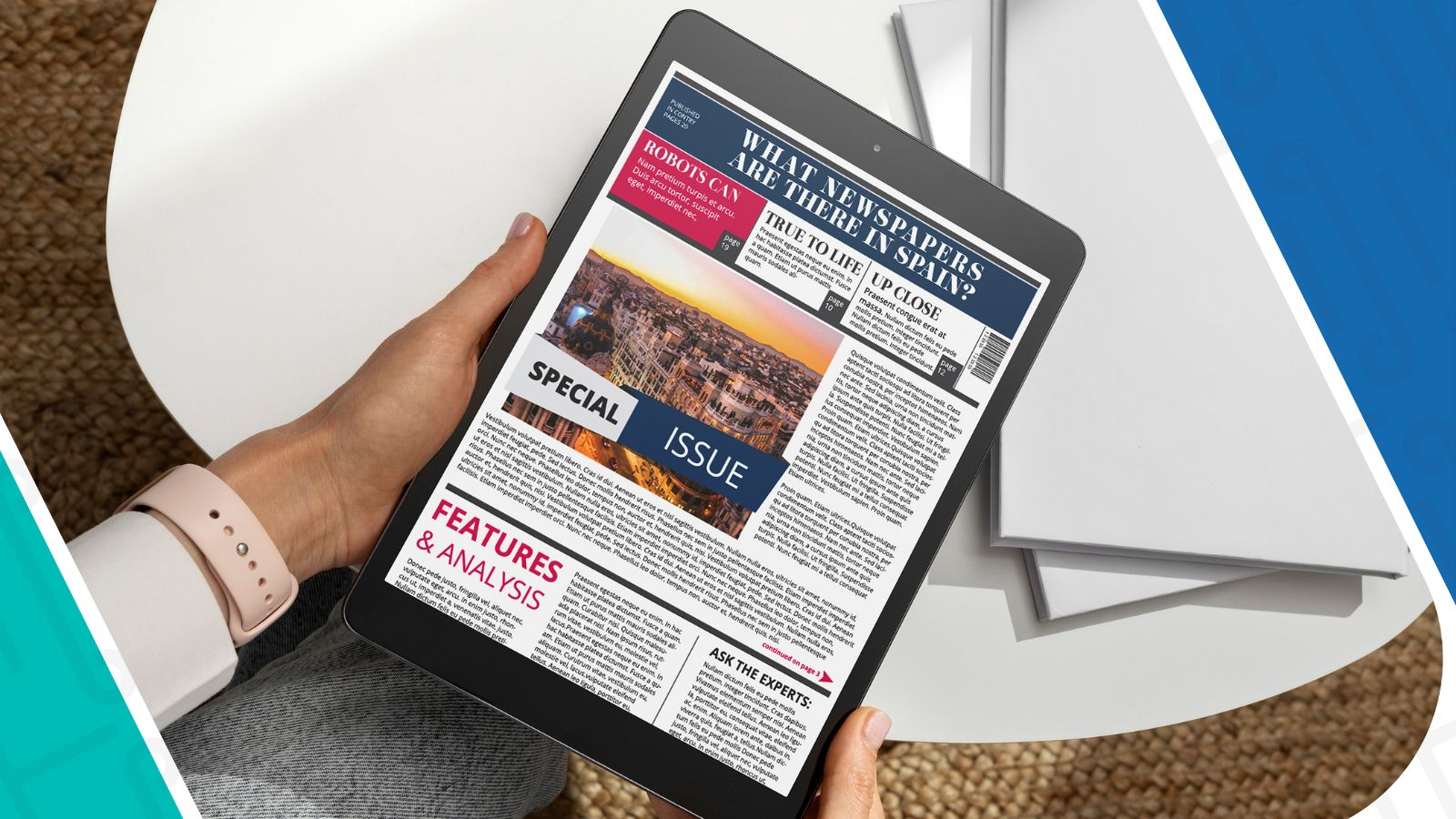 Periódicos digitales españoles en dispositivos para evaluar menciones pagadas y contexto editorial
