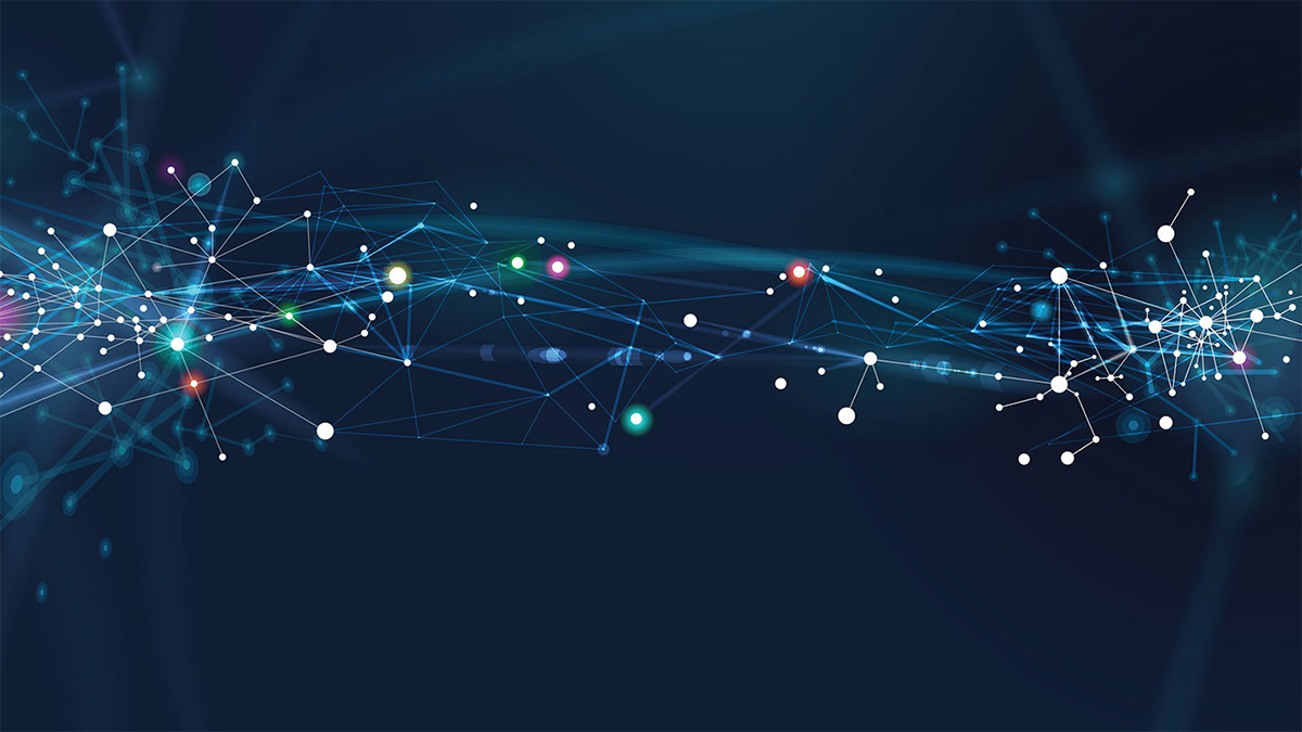 Red de entidades interconectadas representando la evolución del link building hacia la autoridad de entidad