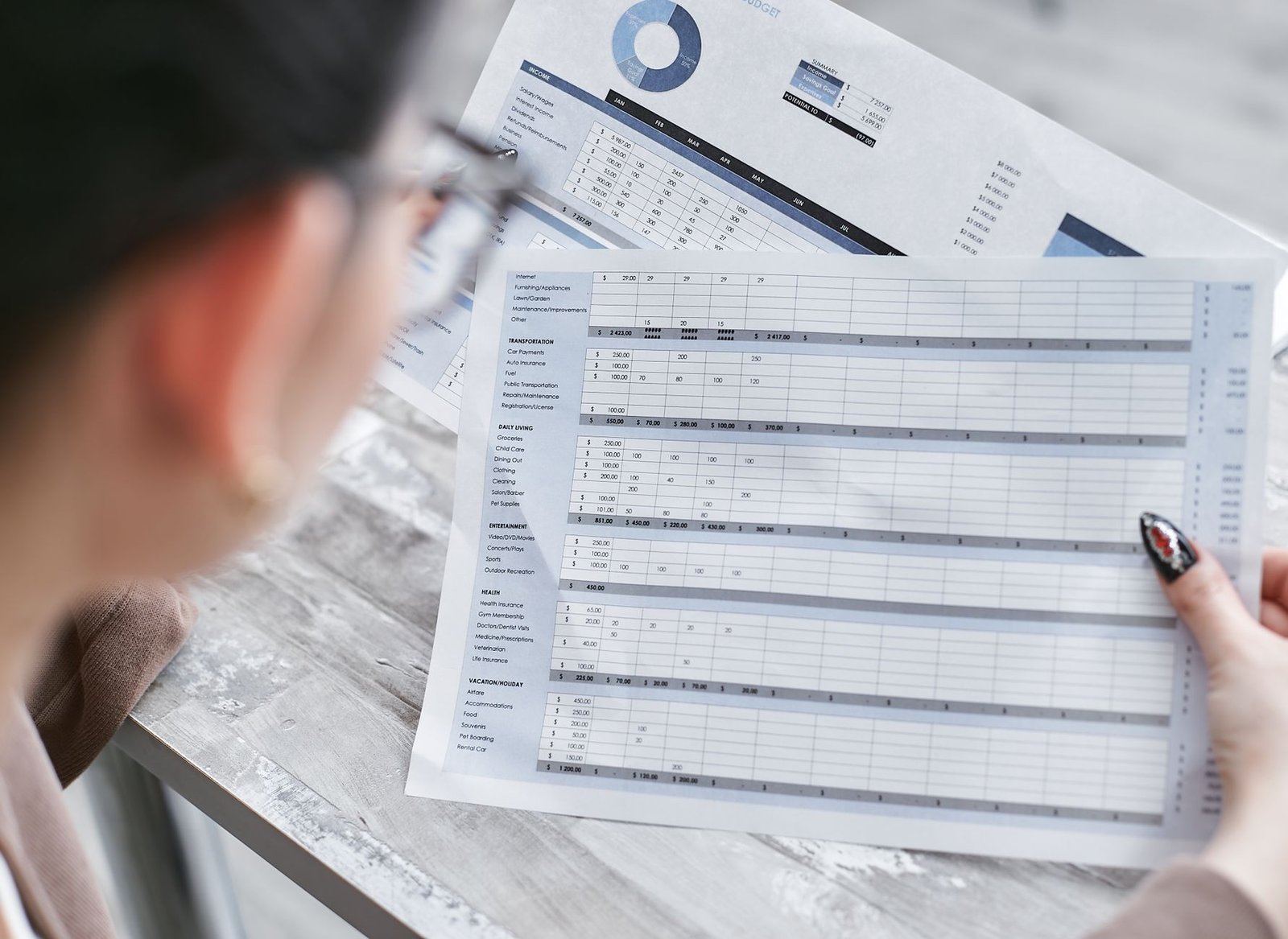 Hoja de cálculo con clasificación manual de dominios de referencia en una auditoría